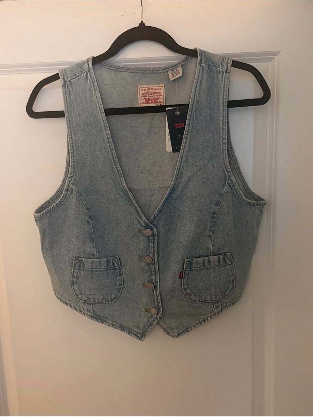 Levi's Light Blue Denim Vest
